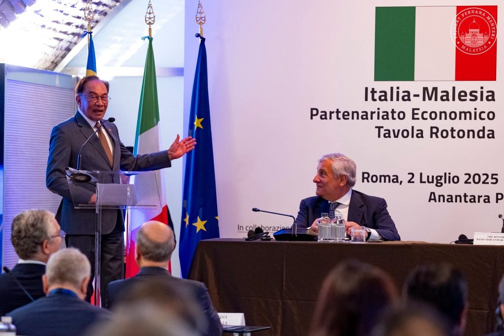 Malaysia bincang perluas kerjasama pelbagai bidang dengan Itali