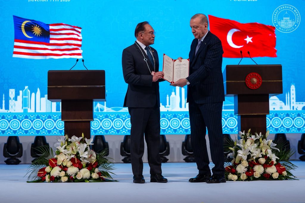 Anwar terima pengiktirafan tertinggi Turkiye